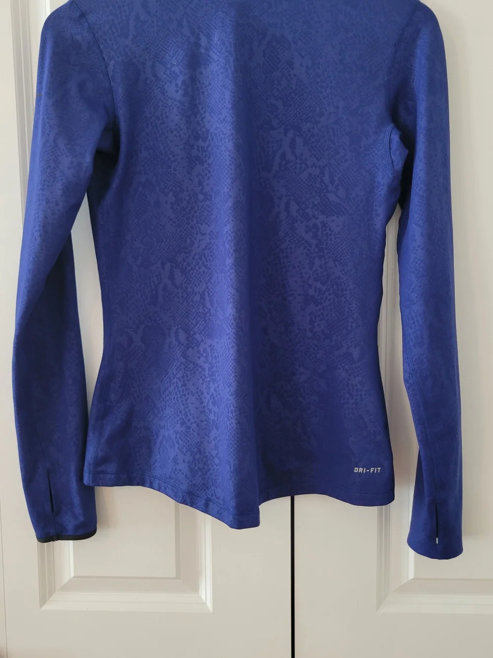 Nike Royal Blue Half-Zip Long Sleeve Women's Pullover